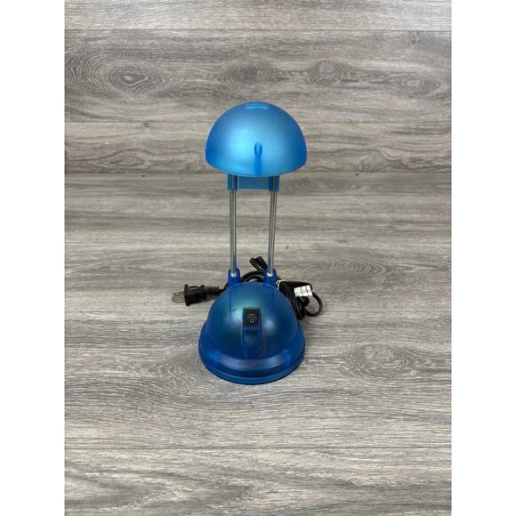 Vintage IKEA Espressivo Blue Telescopic Halogen Desk Lamp Light MCM Mid Century - Picture 5 of 9